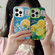 iPhone 15 Pro Max Orange TPU Hybrid PC Phone Case - Green
