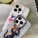iPhone 15 Pro Max Painted Color Ink Animals TPU Phone Case - Graffiti Cat