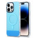 iPhone 15 Pro Max PC + TPU IMD MagSafe Magnetic Phone Case - Blue