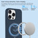 iPhone 15 Pro Max Pure Color Liquid Silicone MagSafe Phone Case - Charcoal Gray