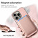 iPhone 15 Pro Max Retro Magsafe Card Bag PU Back Cover Phone Case - Pink