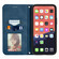 iPhone 15 Pro Max Retro Skin Feel Magnetic Flip Leather Phone Case - Blue