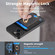 iPhone 15 Pro Max Retro Splitable Magnetic Card Bag Leather Phone Case - Black