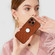 iPhone 15 Pro Max Rhombic Leather Back Cover Phone Case - Brown