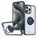 iPhone 15 Pro Max Ring Holder PC Hybrid TPU Phone Case - Blue
