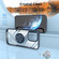 iPhone 15 Pro Max Ring Holder PC Hybrid TPU Phone Case - Blue