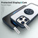 iPhone 15 Pro Max Ring Holder PC Hybrid TPU Phone Case - Blue