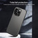 iPhone 15 Pro Max R-JUST RJ-61 Electroplating Frosted TPU + PC Phone Case with Holder - Grey