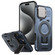 iPhone 15 Pro Max Shield Frame Holder MagSafe Phone Case - Blue