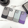 iPhone 15 Pro Max Shockproof Frosted PC Silicone Frame Phone Case - Silver
