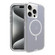 iPhone 15 Pro Max Shockproof MagSafe Magnetic Phone Case - Transparent Grey