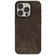 iPhone 15 Pro Max Skin Feel Denim Leather MagSafe Phone Case - Light Coffee