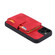 iPhone 15 Pro Max Skin Feel Dream RFID Anti-theft PU Card Bag Phone Case - Red