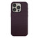 iPhone 15 Pro Max Skin Feel Leather Texture MagSafe Magnetic Phone Case - Purple