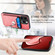 iPhone 15 Pro Max Skin Feel Ring Holder Wallet Magnetic Phone Case - Pink