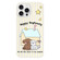 iPhone 15 Pro Max Skin Feeling Jelly TPU Hybrid PC Phone Case - Dog White