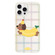 iPhone 15 Pro Max Skin Feeling Jelly TPU Hybrid PC Phone Case - Line Banana White