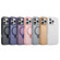 iPhone 15 Pro Max Skin-feel Ring MagSafe Holder Phone Case - Titanium Gray
