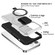 iPhone 15 Pro Max Sliding Camshield MagSafe Holder TPU Hybrid PC Phone Case - Black White