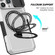 iPhone 15 Pro Max Sliding Camshield MagSafe Holder TPU Hybrid PC Phone Case - Black White