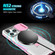 iPhone 15 Pro Max Sliding Camshield MagSafe Holder TPU Hybrid PC Phone Case - Pink White