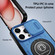 iPhone 15 Pro Max Sliding Camshield TPU Hybrid PC Magnetic Holder Phone Case - Sky Blue