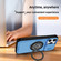 iPhone 15 Pro Max Sliding Camshield TPU Hybrid PC Magnetic Holder Phone Case - Sky Blue