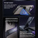 iPhone 15 Pro Max S-shaped Stand Frameless Metal Phone Case - Grey