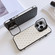 iPhone 15 Pro Max Starry Bling Diamonds Lens Holder Phone Case - Green