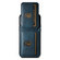 iPhone 15 Pro Max Suteni H02 Leather Wallet Stand Back Phone Case - Blue