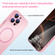 iPhone 15 Pro Max Thin Circle MagSafe Skin-feel AG Glass Phone Case - Black