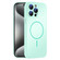 iPhone 15 Pro Max Thin Circle MagSafe Skin-feel AG Glass Phone Case - Light Cyan