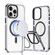 iPhone 15 Pro Max Two-color TPU Hybrid PC MagSafe Phone Case - Black