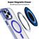 iPhone 15 Pro Max Two-color TPU Hybrid PC MagSafe Phone Case - Black
