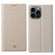 iPhone 15 Pro Max ViLi DMX Series Shockproof TPU + PU Leather Magnetic Attraction Horizontal Flip Case - Gold