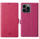 iPhone 15 Pro Max ViLi K Series Dual-side Buckle Magsafe Leather Phone Case - Rose Red