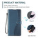 iPhone 15 Pro Max Voltage Ultra-thin Dot Leather Phone Case - Blue