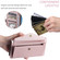 iPhone 15 Pro Max Wallet Multi-card Slot Leather Phone Case with Lanyard - Rose Gold