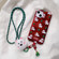 iPhone 15 Pro Max West Highlands Puppy Colorful PC Hybrid TPU Phone Case with Lanyard - Red