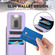 iPhone 15 Pro Max YM015 Crossbody Rhombic Card Bag RFID Phone Case - Light Purple