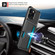 iPhone 15 Pro Max ZM02 Card Slot Holder Phone Case - Black