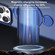 iPhone 15 Pro 360 Degree Rotating MagSafe Magnetic Bracket Frosted Phone Case - Grey