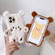 iPhone 15 Pro 3D Smiling Little Bear Plush Phone Case - White