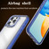 iPhone 15 Pro Acrylic Hybrid TPU 3-in-1 Airbag Shockproof Phone Case - Orange