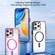 iPhone 15 Pro Acrylic Hybrid TPU Airbag Shockproof MagSafe Phone Case - Orange