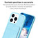 iPhone 15 Pro BF28 Frosted Card Bag Phone Case with Holder - Blue