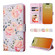iPhone 15 Pro Bronzing Painting RFID Leather Case - Pastoral Rose