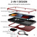 iPhone 15 Pro Camera Shield MagSafe Holder Life Waterproof Phone Case - Red