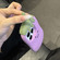 iPhone 15 Pro Cartoon 3D Silicone Phone Case - Eggplant