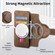 iPhone 15 Pro CaseNeo MagSafe RFID Anti-theft Retro Leather Phone Case - Brown